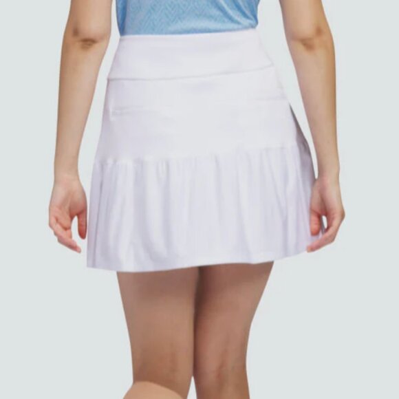 NWT New Adidas Womens Ultimate365 Frill Skort L Skirt Golf Tennis Pickleball - Picture 2 of 6